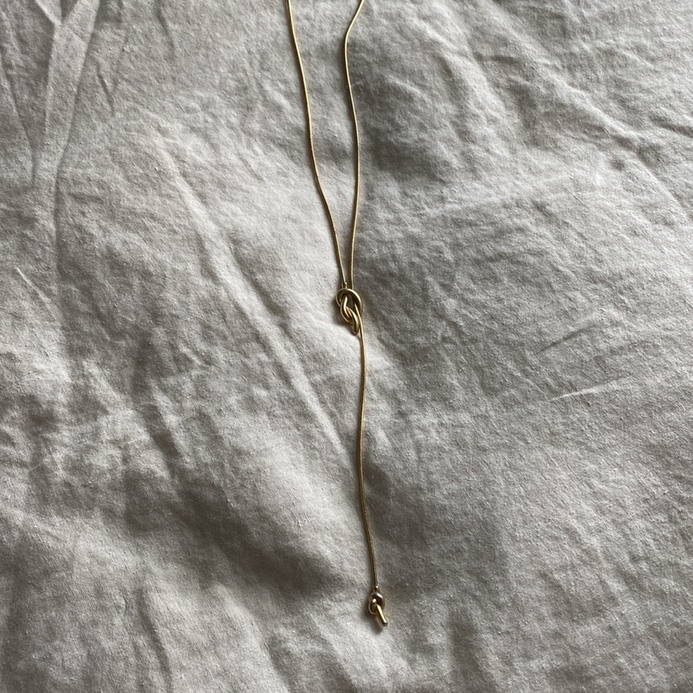 Gold Rope Chain Necklace - Picture 2 of 2